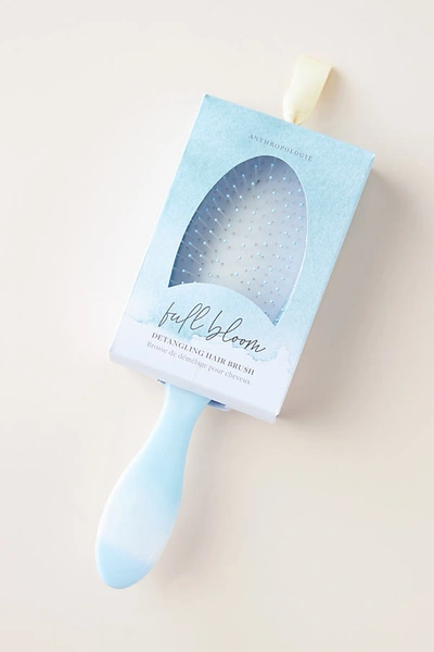 Shop Anthropologie Full Bloom Detangling Hair Brush In Blue