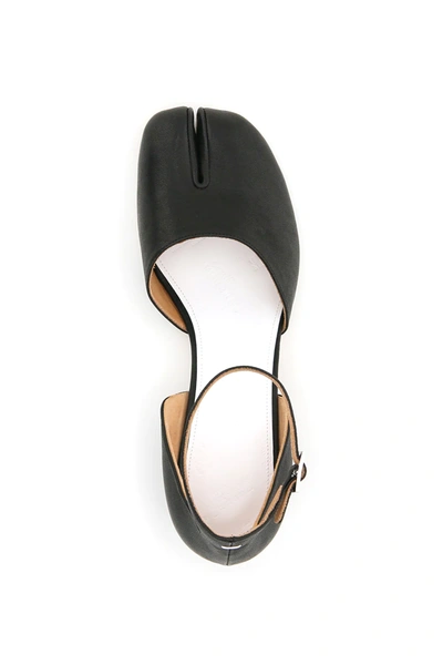 Shop Maison Margiela Tabi Sandals In Black