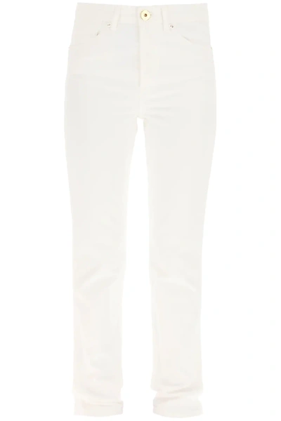 Shop Lanvin Basic Denim Jeans In White