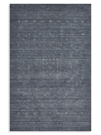 Shop Solo Rugs Simi Transitional Hand Loomed Wool Area Rug In Slate
