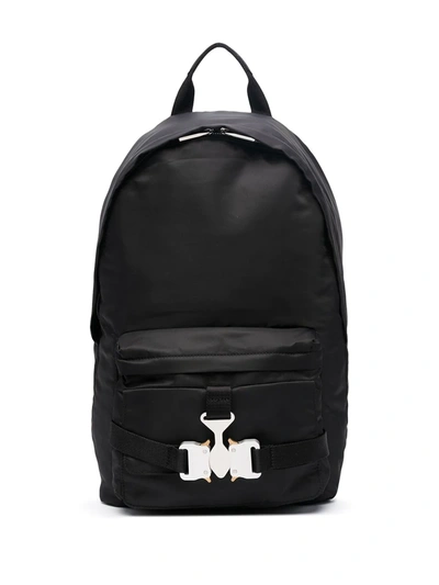 Shop Alyx Tri-con Metal Buckle Backpack In Black