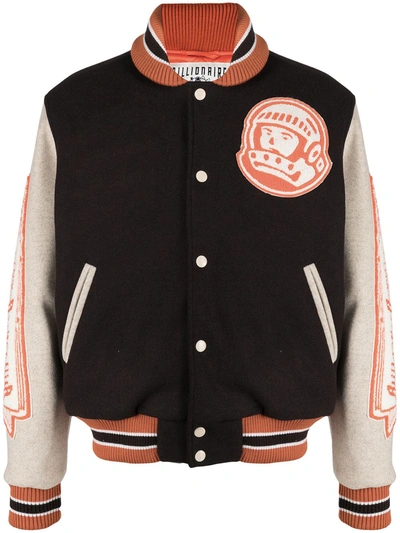 Shop Billionaire Boys Club Astronaut Varsity Jacket In Brown