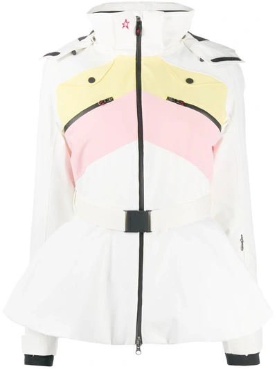 Shop Perfect Moment Niseko Peplum Jacket In White