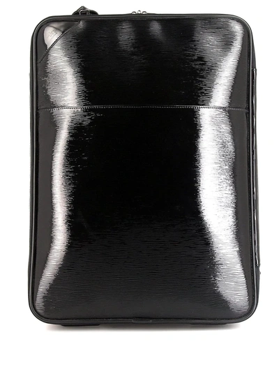 Pre-owned Louis Vuitton 2010  Epi Pegase Suitcase In Black