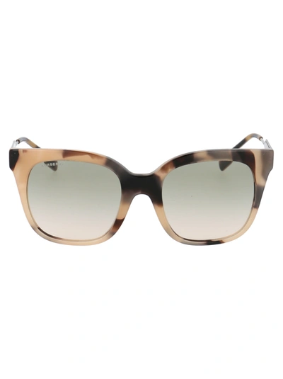 Shop Burberry Evelyn Sunglasses In 35012c Spotted Brown