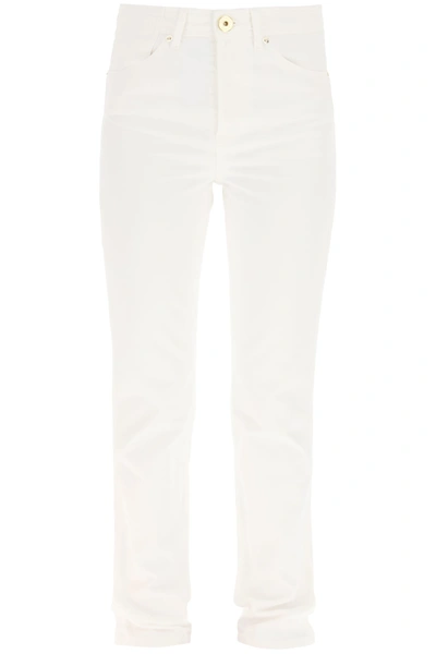 Shop Lanvin Basic Denim Jeans In Optic White (white)