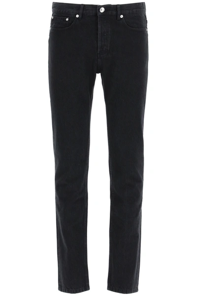Shop Apc Petit New Standard Jeans In Faux Noir (black)