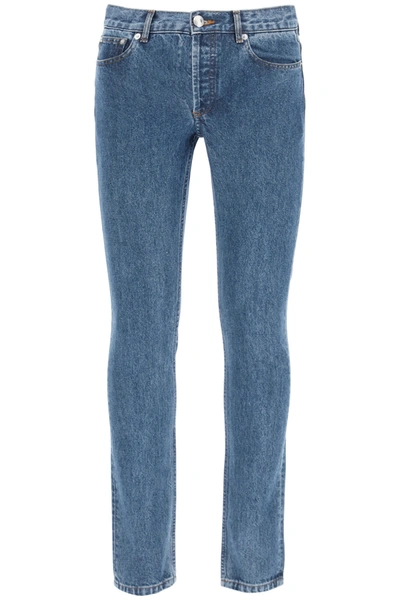 Shop Apc Petit New Standard Jeans In Bleu Clair (blue)