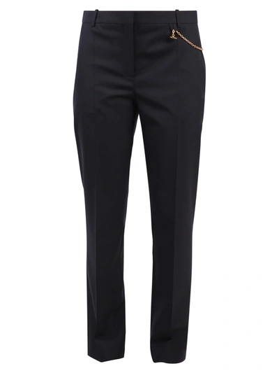 Shop Givenchy Chain Insert Trousers In Black