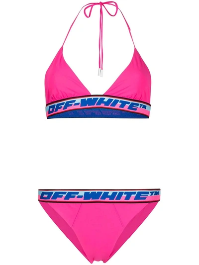 Shop Off-white Fuchsia Bikini In Fuxia