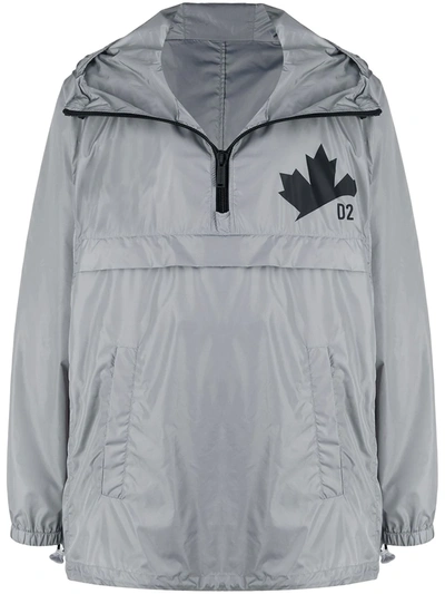 Dsquared2 S74am1162 S53817 851 Grey Jacket In Grey,silver | ModeSens