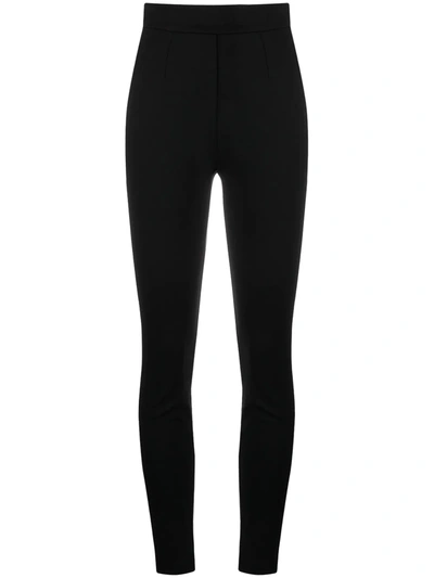 Shop Dolce & Gabbana Cropped Side-zip Skinny Trousers In Black
