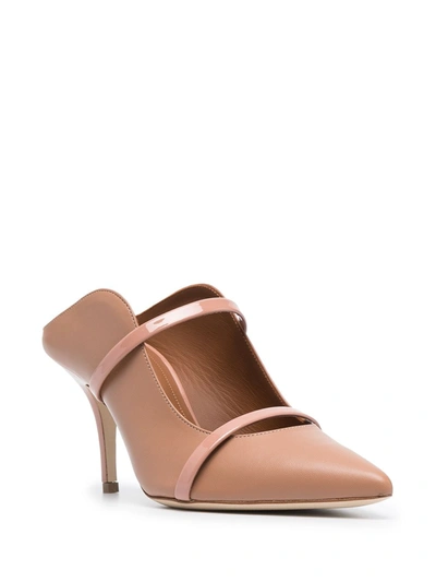 Shop Malone Souliers Maureen Leather Pumps In Pink