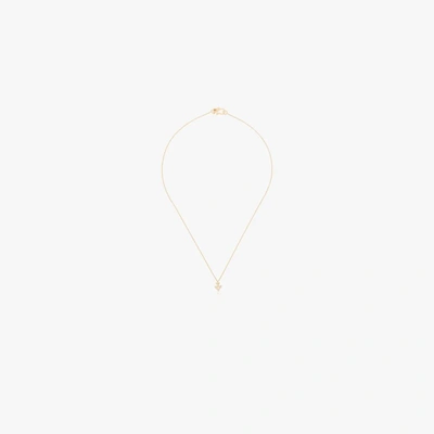 Shop Sophie Bille Brahe 18k Yellow Gold Petite Paloma Diamond Necklace