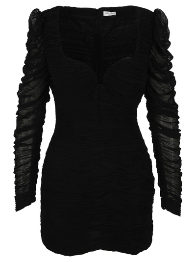 Shop Magda Butrym Bustier Mini Dress In Black
