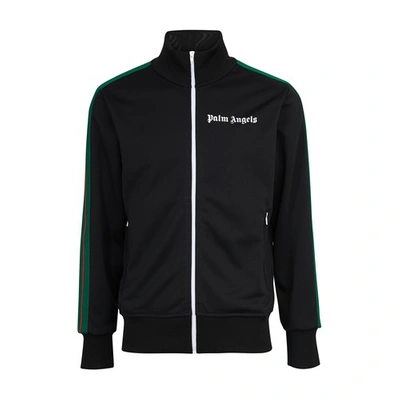 Shop Palm Angels College Track Jacket In Black White