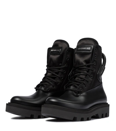 Shop Givenchy Combat Boots In Black