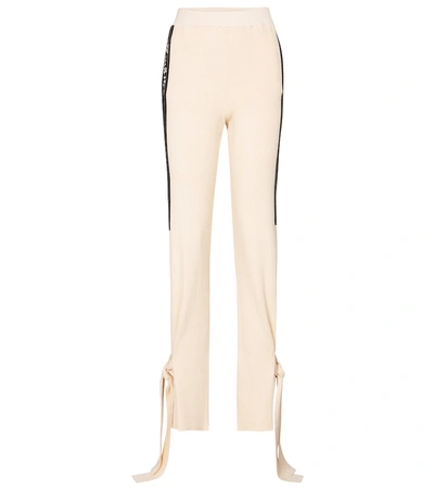 LOGO罗纹针织运动裤