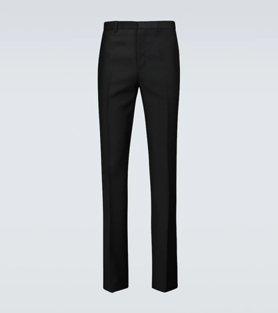 Shop Givenchy Tailored Wool Pants In Black