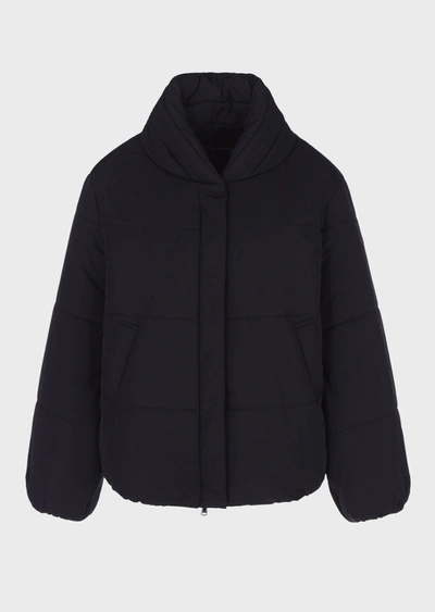 Shop Emporio Armani Puffer Jackets - Item 41997150 In Navy Blue