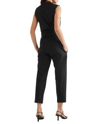 Shop Brunello Cucinelli Woman Jumpsuit Black Size M Virgin Wool, Polyamide, Elastane, Brass