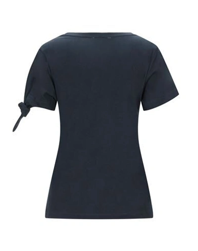 Shop Jw Anderson T-shirts In Dark Blue
