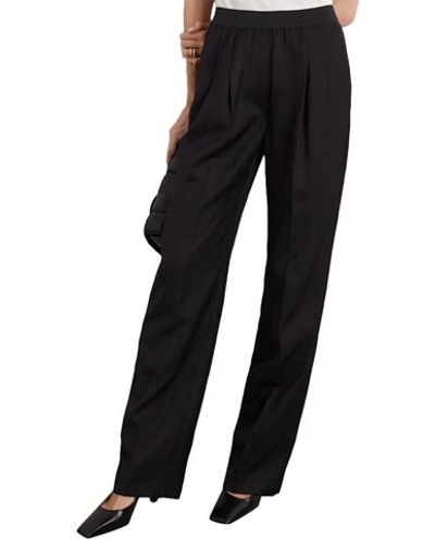 Shop Loulou Studio Woman Pants Black Size L Viscose, Linen