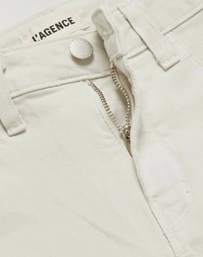 Shop L Agence Pants In Ivory