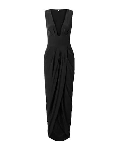 Shop Johanna Ortiz Woman Maxi Dress Black Size 10 Silk
