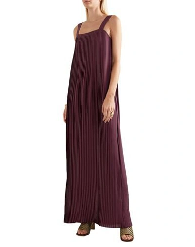 Shop Le 17 Septembre Woman Maxi Dress Burgundy Size 4 Polyester In Red