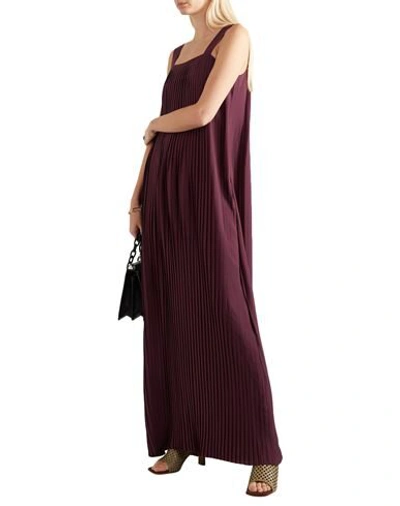 Shop Le 17 Septembre Woman Maxi Dress Burgundy Size 4 Polyester In Red