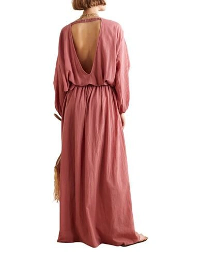 Shop Albus Lumen Long Dresses In Pastel Pink