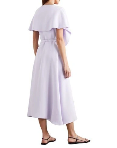 Shop Rosetta Getty Woman Midi Dress Lilac Size 2 Viscose In Purple