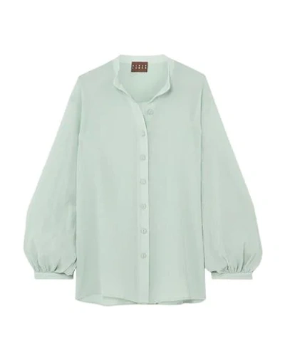 Shop Albus Lumen Shirts In Light Green