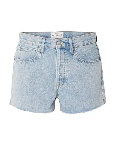 Shop Slvrlake Woman Denim Shorts Blue Size 32 Cotton