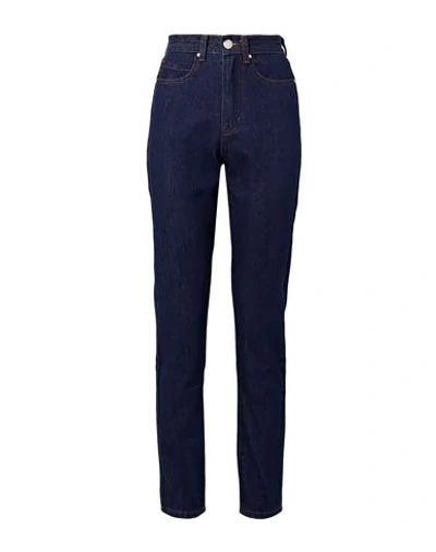 Shop Lf Markey L. F. Markey Woman Denim Pants Blue Size 23 Cotton