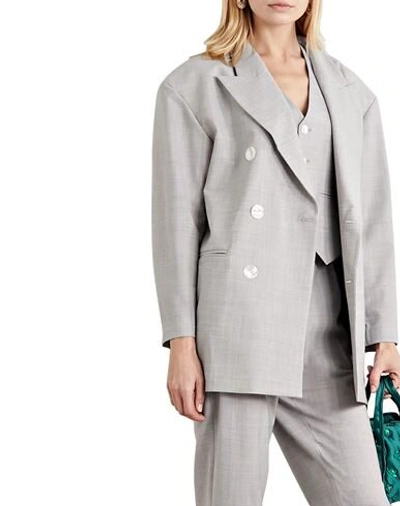 Shop Nackiyé Suit Jackets In Grey