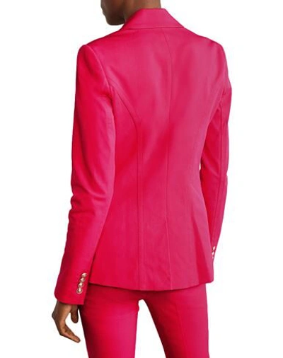 Shop Derek Lam 10 Crosby Suit Jackets In Fuchsia
