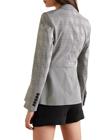 Veronica Beard Prince Of Wales Checked And Houndstooth Blazer In Black | ModeSens