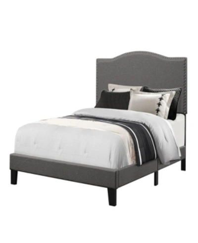 Shop Hillsdale Kiley Upholstered Low Profile Bed - Full In Slate