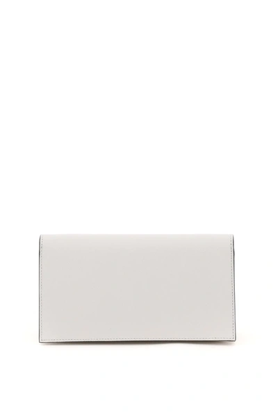 Shop Marni Multicolor Mini Bag Wallet With Shoulder Strap In Yellow,grey,beige