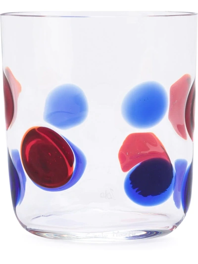 Shop Carlo Moretti Spot Print Glass In Blue