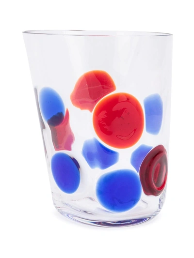 Shop Carlo Moretti Spot Print Glass In Blue