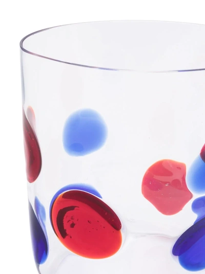 Shop Carlo Moretti Spot Print Glass In Blue