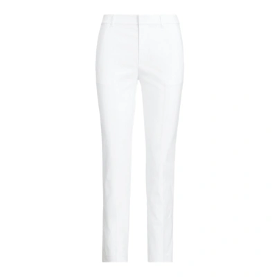 Shop Lauren Ralph Lauren Stretch Cotton-blend Pant In White