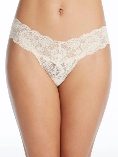 Shop Cosabella Never Say Never Cutie Low Rise Thong In Nude Rose