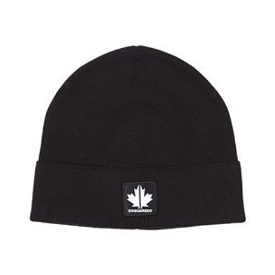 Shop Dsquared2 Black Logo Hat