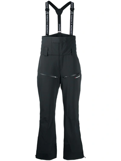 Shop Perfect Moment Logo-strap Ski Jumpsuit In Black