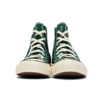 Shop Converse Green Seasonal Color Chuck 70 High Sneakers In Clover