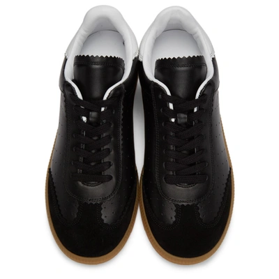 Isabel Marant Bryce Low-top Leather Sneakers In Black